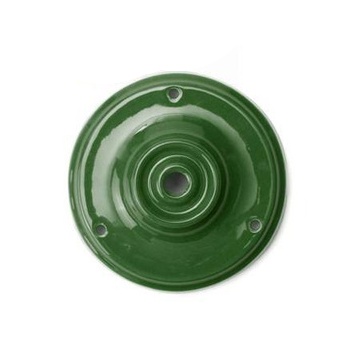 Porcelánový stropný držiak v zelenej farbe (2)